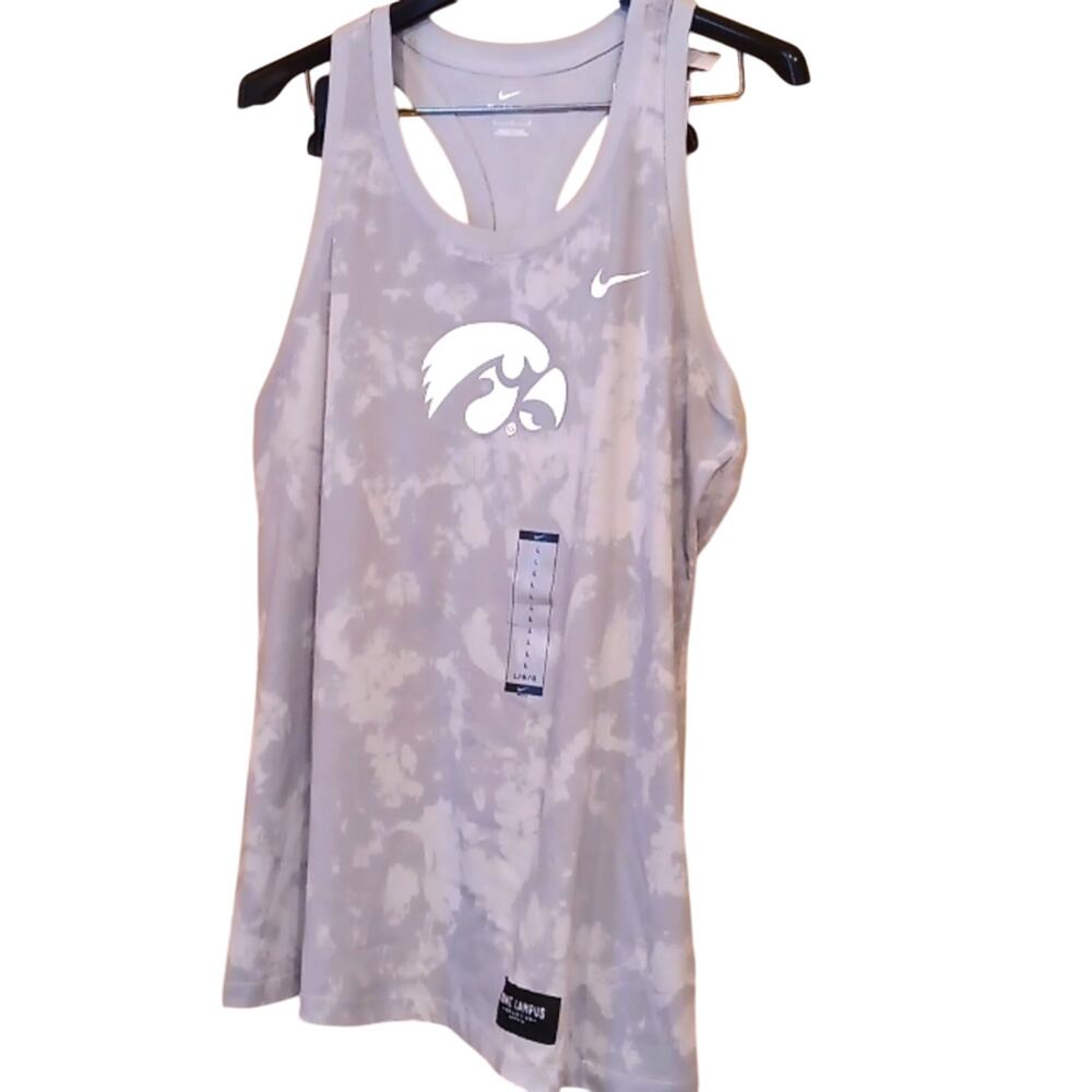 Nike tank tops campus collection womens Sz L athletic/sport 100% cotton NWT